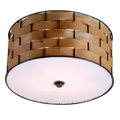 Kenroy Home Shaker 3-Light Flush Mount Light