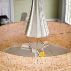 Kenroy Home 3-Light Cork Pendant Ceiling Lamp -Kenroy 2796963 ALT4