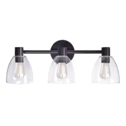 Kenroy Home Edis 3-Light Glass Vanity Light