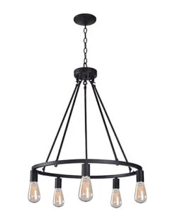 Hixon Forged 5-Light Chandelier Home