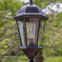 Kenroy Home Traditional Portable Post Outdoor Lantern Floor Decor 9 Kenroy Home Traditional Portable Post Outdoor Lantern Floor Decor -Kenroy 4588468 ALT5