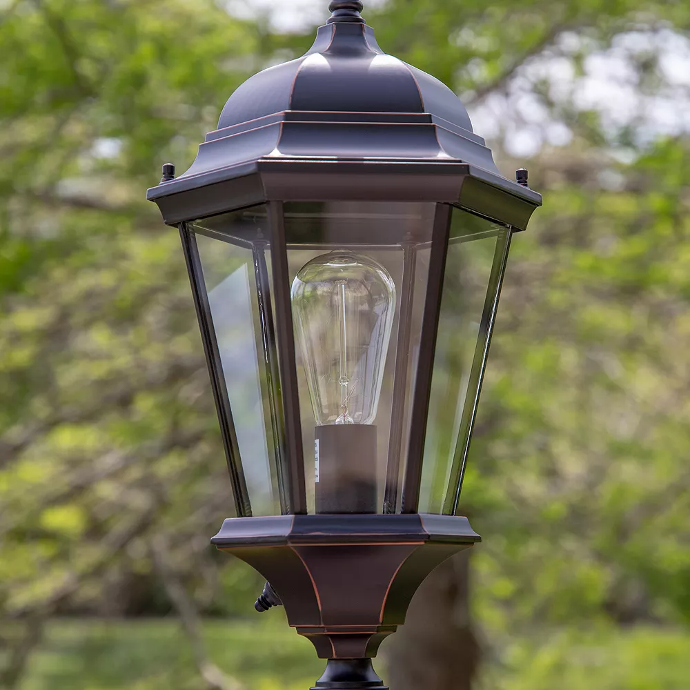 Kenroy Home Traditional Portable Post Outdoor Lantern Floor Decor 4 Kenroy Home Traditional Portable Post Outdoor Lantern Floor Decor - Image 4