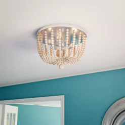 Kenroy Home Casual 3-Light Bead Flush Mount Ceiling Light -Kenroy 4588481 ALT3