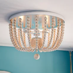 Kenroy Home Casual 3-Light Bead Flush Mount Ceiling Light -Kenroy 4588481 ALT5