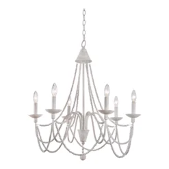 Kenroy Home Casual Weathered 6-Light Chandelier