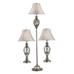 Cerise 3-pc. Lamp Set